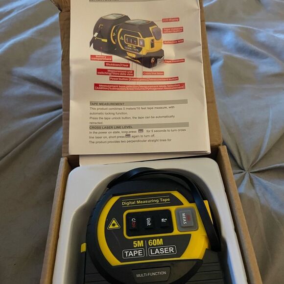 Other - Digital Measuring Tape with Laser